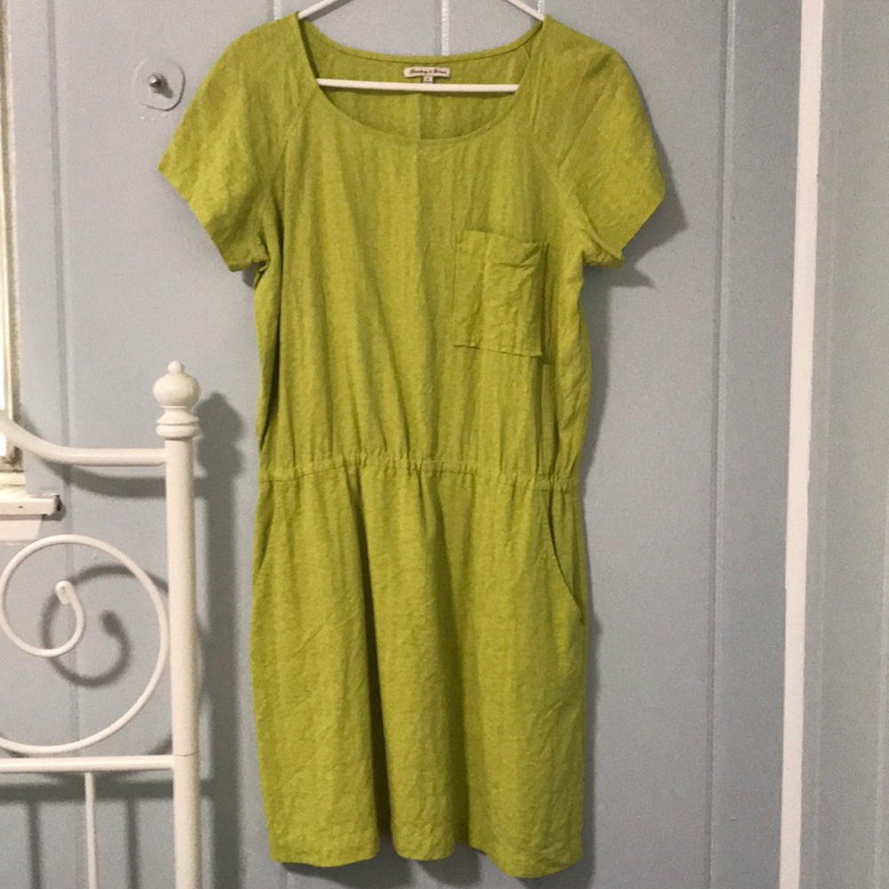 Madewell green dress